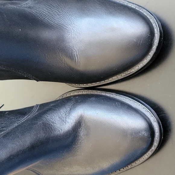 Madewell Black Leather Boots - Picture 5 of 12